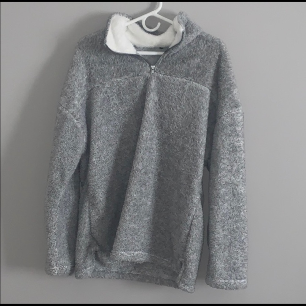 WARM AND FLUFFY HALF ZIP